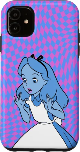Vista 8 de Funda de neón para iPhone 16 Disney Alicia en el país de las maravillas Alicia