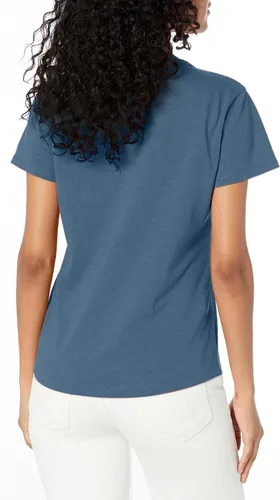 Vista 2 de Tommy Hilfiger Camiseta gráfica con logotipo y cuello redondo para mujer