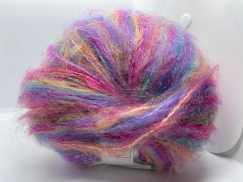 Vista 5 de Myrtle Rainbow - Hilo de mezcla de lana acrílico difuso, poliéster, peso DK, 1.76 oz (1.75 onzas) 459.3 ft (153 yardas)