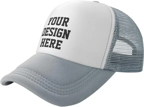Vista 2 de Sombrero personalizado tu diseño aquí, sombrero personalizado diseña tu propio sombrero clásico para hombre y mujer camionero