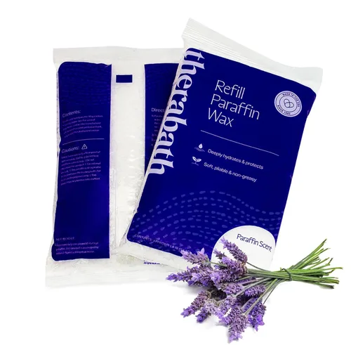 Vista 12 de Therabath Recambio de cera de parafina – Termoterapia – Uso para aliviar molestias de artritis, músculos rígidos y piel seca – para manos, pies
