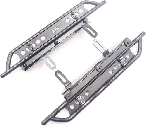 Vista 5 de KYX Estribos laterales de carreras placa de pie para 1/10 RC Crawler Redcat Gen8 Scout II (aluminio)