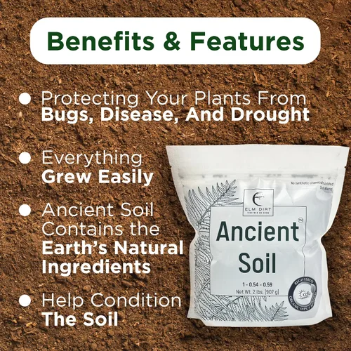 Vista 2 de Elm Dirt Ancient Soil Organic Garden Soil Enmienda del suelo, fundición