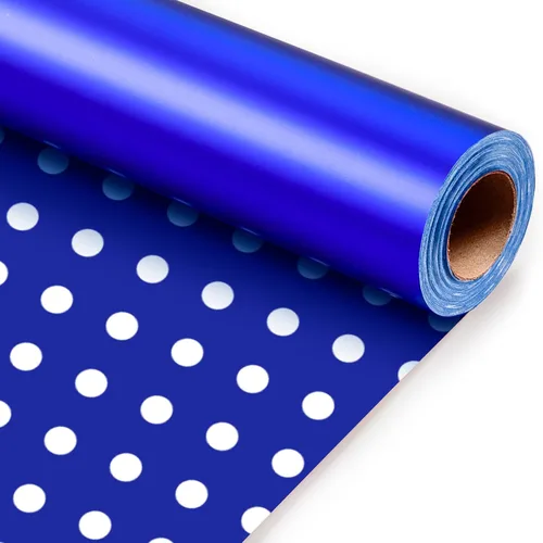 Vista 7 de Garbendy Rollo de Papel de Regalo - Papel de Color Sólido con Brillo Perlado, Perfecto para Bodas, Día de San Valentín, Cumpleaños, Navidad, Baby
