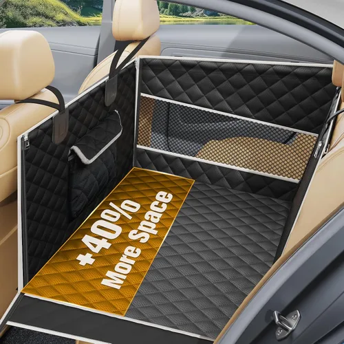 Vista 6 de PETICON Asiento de coche para perro grande XL, extensor de asiento trasero