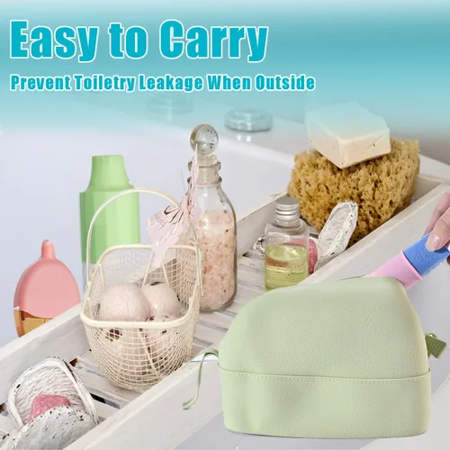 Vista 6 de Fundas elásticas de silicona reutilizables para prueba de fugas para contenedores de viaje en equipaje, cocina reutilizable, artículos de tocador