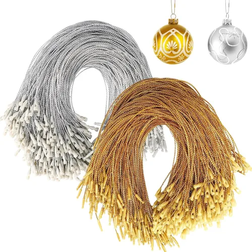 Vista 8 de JUNEBRUSHS 600 ganchos negros para adornos de Halloween con broche Cuerda de adorno para árbol de Navidad, fiestas, decoraciones colgantes