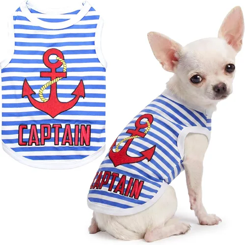 Vista 42 de Parisian Pet Camisa para perro – Camisas 100% algodón para perros pequeños – Chaleco negro sin mangas para cachorros – Ligero y transpirable Mejor