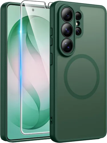 Vista 102 de FNTCASE - Funda para iPhone 16 Pro: magnética, mate, translúcida, de grado militar, protectora contra caídas, resistente, fina, duradera y a prueba