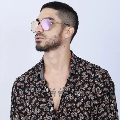 Vista 8 de Marfil CENTAURUS - Lentes de sol polarizados con filtro UV 400 protección 100 lente redonda unisex estilo deportivo para hombres y mujeres