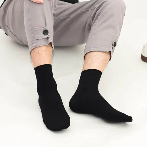 Vista 5 de Tergy 50 pares de calcetines tobilleros de un cuarto de tobillo, calcetines deportivos para hombres y mujeres, calcetines acolchados transpirables