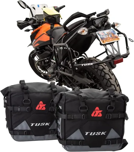 Vista 9 de TUSK Pannier Racks Pilot Pannier Bags with Top Rack CRF250 L Rally 2013-2020
