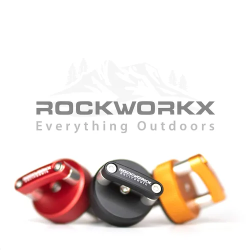 Vista 8 de ROCKWORKX Billet Tornillo de pulgar de aluminio duro de extracción rápida, anillo en D integrado, compatible con Jeep Wrangler JK 2007-20018, JL