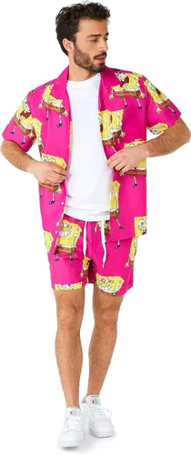 Vista 4 de Opposuits Traje de baño combinado de verano - Conjunto de dos piezas a juego para hombre - Ropa de natación de playa
