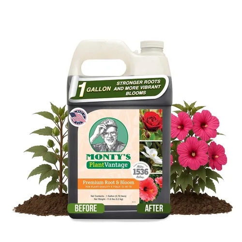 Vista 11 de PlantVantage Fertilizante líquido para plantas de crecimiento prémium - Fertilizante NPK (8-16-8) con zinc y hierro, alimento líquido para plantas