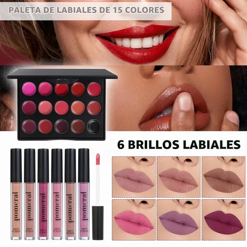 Vista 4 de Kit de maquillaje de viaje, juegos de maquillaje para adolescentes y mujeres, kit de maquillaje para niñas, juegos de maquillaje para niñas
