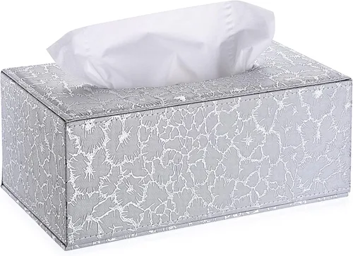Vista 19 de Sumnacon Cubierta de Caja de Paños Rectangualr Soporte de Caja de Paños Caja de Paños de Lino con Fondo Magnético Caja de Paños Decorativa Beige