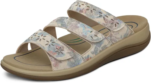 Vista 7 de Sandalias ortopédicas estirables Orthofeet Sahara Slide para mujer