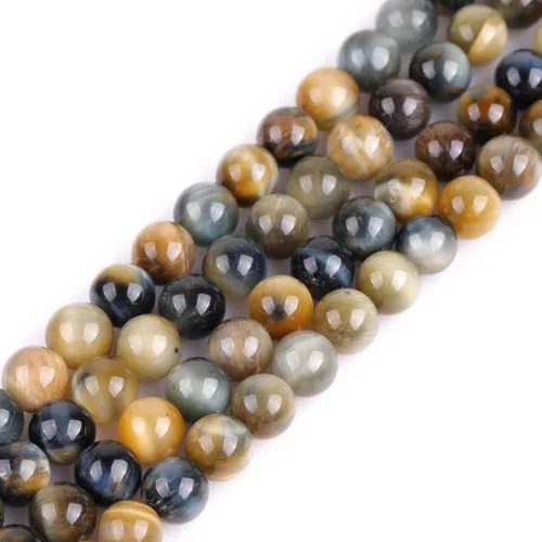 Vista 36 de GEM-Inside - 95 cuentas AA color morado oscuro de amatista de 15 pulgadas por hebra con agujero, piedras preciosas naturales y cuentas de cristal