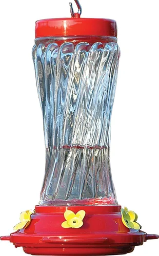 Vista 2 de Audubon - Comedero para colibríes de cristal, 16 onzas, modelo NA35225