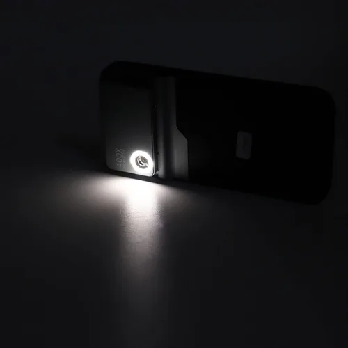 Vista 9 de DAUERHAFT Lente de microscopio 400x para teléfono, mini microscopio de teléfono HD de enfoque rápido con luz LED, instalación tipo canal para 14 Pro