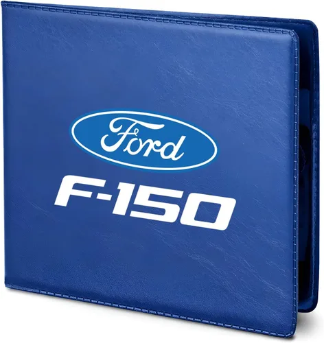 Vista 7 de iPick Image Cartera para documentos de registro de seguro de automóvil Ford F-150, con licencia oficial, Negro, Clásico, moderno