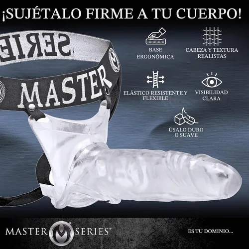 Vista 6 de Master Series Grand Mamba Jock Style - Funda para polla, XL (AE586)