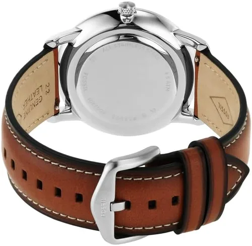 Vista 3 de Fossil Neutra Reloj cronógrafo para hombre con pulsera de acero inoxidable o correa de cuero auténtico