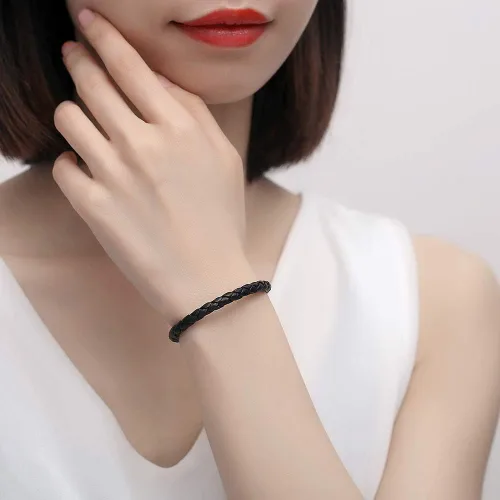 Vista 21 de LinnaLove Cadena intercambiable de acero inoxidable para pulseras de identificación de alerta médica para mujeres y hombres