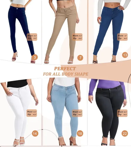 Vista 6 de Hybrid Extreme Butt Lift - Jeans elásticos para mujer