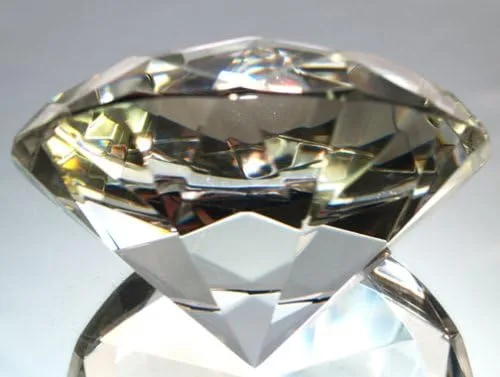 Vista 4 de ezshoponline, inc. Classic 3.937 in Crystal Diamond Show Your Passion Jewel pisapapeles