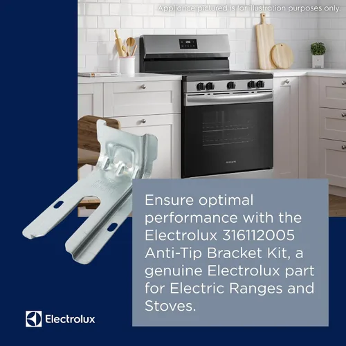 Vista 4 de Electrolux 316112005 Kit de soporte antipunta para estufas y estufas eléctricas