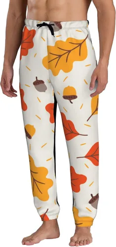 Vista 2 de Jutdopt Men Butterflies Sunflowers Sweatpants Joggers Sweatpants Baggy Jogger Pants with Pocket for Men