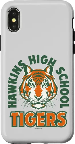 Vista 5 de Funda con logotipo de Stranger Things Hawkins High School Tigers para iPhone 16