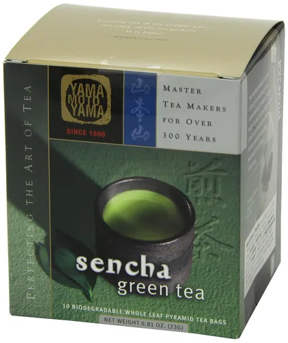 Vista 5 de Yamamotoyama - Bolsa de té verde con pirámide sencha (10 unidades)