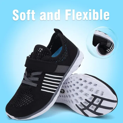 Vista 5 de CIOR Zapatos acuáticos para niños y niñas, tenis deportivos ligeros (niños pequeñosniños grandes)