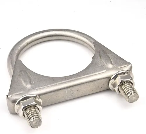 Vista 6 de Heavy Duty 1.5" 1-1/2 Inch Exhaust U Bolt Clamps Stainless Tono plata