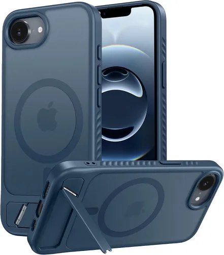Vista 61 de FNTCASE Funda para Samsung Galaxy Z Flip 8 con soporte magnético giratorio de 360 grados, color negro Compatible con MagSafe, protección completa
