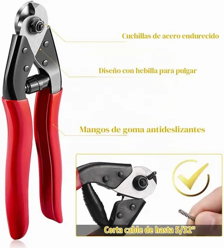 Vista 3 de DN Mate Herramienta de prensado hidráulico/crimpadora hidráulica para herrajes de barandilla de cable de acero inoxidable, herramienta de prensado