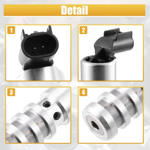Vista 7 de X AUTOHAUX 12615873 12602516 Válvula variable VVT válvula de control de aceite para GMC Envoy 4.2L 2002-2009 para GMC Envoy XL 4.2L 2002 2003 2004