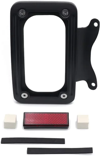 Vista 8 de MT389-BK Soporte Negro Curvado Inclinado para Placa de Matrícula Compatible con '10-posterior FLHX, FLHXS, FLHXSE, FLTRX, FLTRXS y '10-'12 FLHXSE
