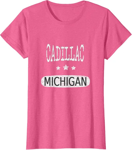Vista 69 de Vintage Cadillac Michigan Camiseta