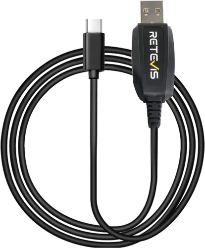 Vista 6 de Retevis RB48 Walkie Talkies Bundle con cable de programación, largo alcance