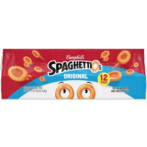 Vista 7 de SpaghettiOs Pasta enlatada original, lata de 15.8 onzas (paquete de 12)