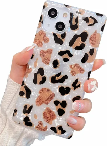 Vista 48 de Funda compatible con iPhone 14 Pro con borde rectangular, bonita funda protectora de lujo con pintura al óleo y flores para mujeres y niñas, funda