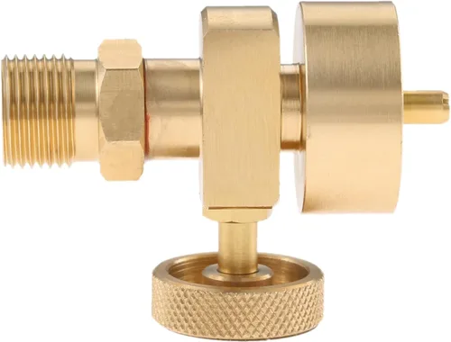 Vista 9 de Adaptador de recarga de tanque de propano de 1 lb para válvula de control