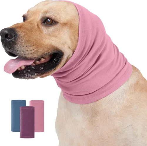 Vista 9 de Nanaki Sudadera con capucha calmante para perros, fundas silenciosas para la cabeza, cubiertas para las orejas, capucha para baño de ruido