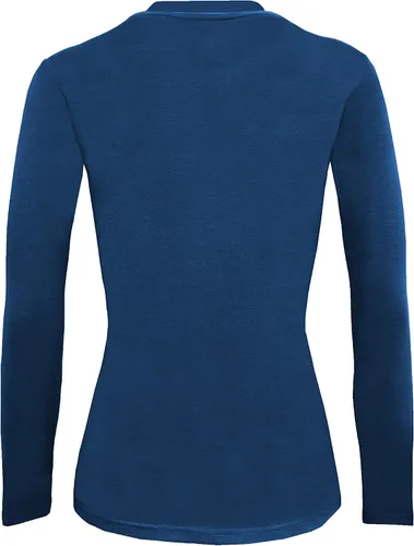 Vista 62 de Natural Uniforms Camiseta Under Scrub para mujer, cuello redondo, manga larga, paquete de 3, paquete múltiple de 3