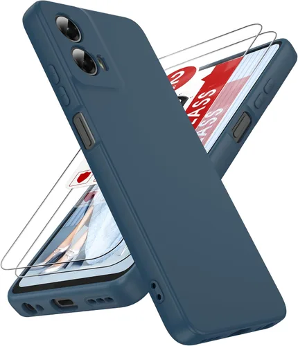Vista 79 de LeYi Funda para Motorola Moto G Play 4G 2024: Funda para Moto G Play 4G 2024 con funda delgada y antiarañazos, silicona líquida a prueba de golpes