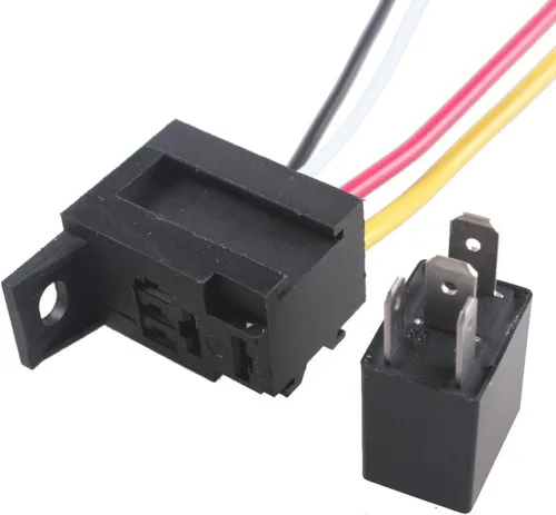 Vista 3 de Cable conector para relé de auto, de E Support, 12 V, 30 A, 40A, 60A, 80A SPST, SPDT 4 pines, 5 unidades Paquete de 5
